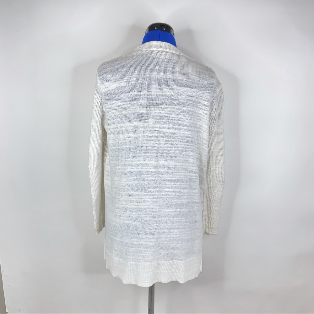 Madewell Off White Postcript Ribbed Cardigan - image 4